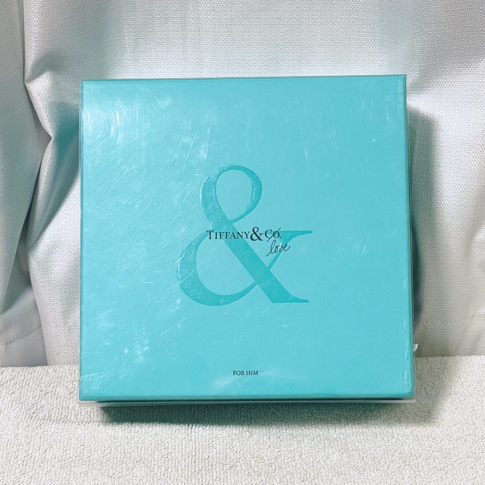 Tiffany & Co. Love For Him Blue Black Empty Fragrance Box
